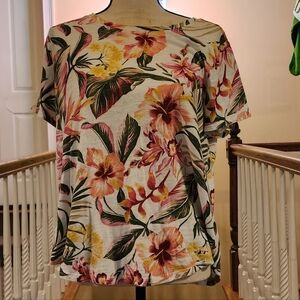 Old Navy Floral Short Sleeve Top